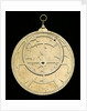 Astrolabe: mounted obverse by unknown