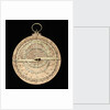 Astrolabe: mounted obverse by unknown