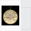 Astrolabe: mounted obverse by unknown