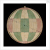 Astrolabe: plate with rojas projection by Nicolas Bion