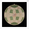Astrolabe: plate with dela hire projection by Nicolas Bion