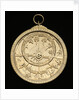 Astrolabe: mounted obverse by unknown