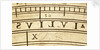 Astrolabe: detail of inscription 'julius' in reverse by unknown