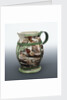 Baluster jug with a relief medallion below a plain lip inscribed 'ADMIRAL RODNEY' by unknown