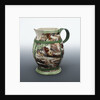 Baluster jug with a relief medallion below a plain lip inscribed 'ADMIRAL RODNEY' by unknown