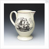 Jug with a portrait of Admiral Sir George Brydges Rodney (1719-1792) by John Aynsley & Sons Ltd.