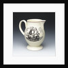 Jug with a portrait of Admiral Sir George Brydges Rodney (1719-1792) by John Aynsley & Sons Ltd.