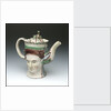 Teapot with a portrait of Admiral Sir George Brydges Rodney (1719-1792) by unknown