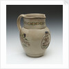 Earthenware jug commemorating Admiral of the Fleet Richard Howe (1726-1799) by unknown