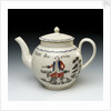 Pearlware teaport and cover by unknown