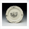 Plate with a portrait of Admiral Sir George Brydges Rodney (1719-1792) by Unknown