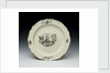 Plate with a portrait of Admiral Sir George Brydges Rodney (1719-1792) by Unknown