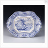 Tureen in 'Arctic Scenery' pattern by unknown