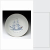 Delftware ship bowl by unknown