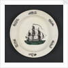 Creamware plate by unknown