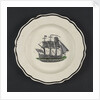 Creamware plate by unknown