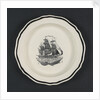 Creamware plate by unknown