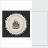 Creamware plate by unknown