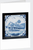English delftware tile by unknown