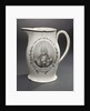Horatio Nelson creamware jug by unknown