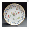 Saucer, part of a tea service reputedly belonging to Vice-Admiral Horatio Nelson (1758-1805) by Richard Champion
