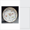 Saucer, part of a tea service reputedly belonging to Vice-Admiral Horatio Nelson (1758-1805) by Richard Champion
