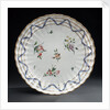 Plate, part of a tea service reputedly belonging to Vice-Admiral Horatio Nelson (1758-1805) by Richard Champion