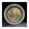 Creamware plate by Royal Doulton