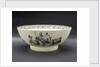 Creamware punch bowl by unknown