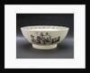 Creamware punch bowl by unknown
