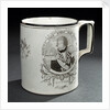 Creamware mug by unknown