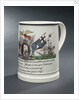 Creamware mug by Unknown