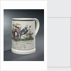Creamware mug by Unknown