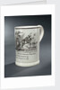 Creamware mug by Unknown