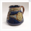 Milk jug commemorating the Trafalgar centenary by Doulton & Co. Ltd.