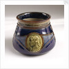 Sugar bowl commemorating the Trafalgar centenary by Doulton & Co. Ltd.