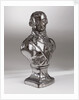 Brown earthenware bust with a silver lustre glaze depicting Vice-Admiral Horatio Nelson (1758-1805) by Doulton & Co. Ltd.