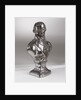 Brown earthenware bust with a silver lustre glaze depicting Vice-Admiral Horatio Nelson (1758-1805) by Doulton & Co. Ltd.