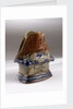 Candlestick commemorating the Trafalgar centenary by Doulton & Co. Ltd.