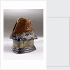 Candlestick commemorating the Trafalgar centenary by Doulton & Co. Ltd.