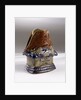 Candlestick commemorating the Trafalgar centenary by Doulton & Co. Ltd.