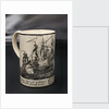Creamware mug by unknown