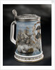 Bone china tankard by Worcester Royal Porcelain Co