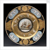 Porcelain plate by Thomas Baxter