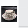 Porcelain cup and saucer by Worthington