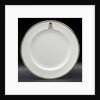 Plate used on HMY 'Victoria and Albert' (1899) by Royal Crown Derby Porcelain Co