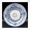 Earthenware mess plate by unknown