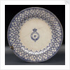 Earthenware mess plate by unknown