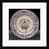 Earthenware mess plate by unknown