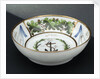 Saucer, part of a tea service that belonged to Vice-Admiral Horatio Nelson (1758-1805). by unknown